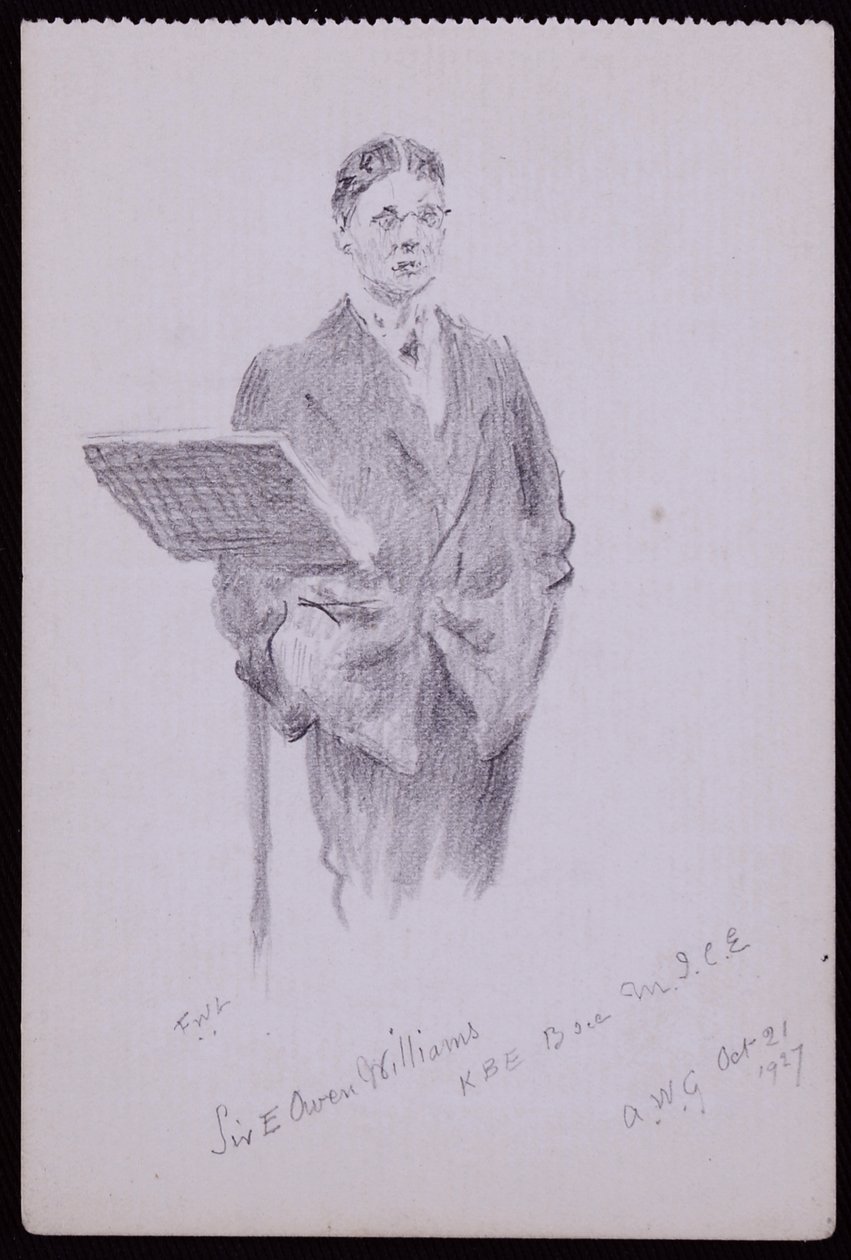 Portrét sira Owena Williamse od Francis Wilfred Lawson