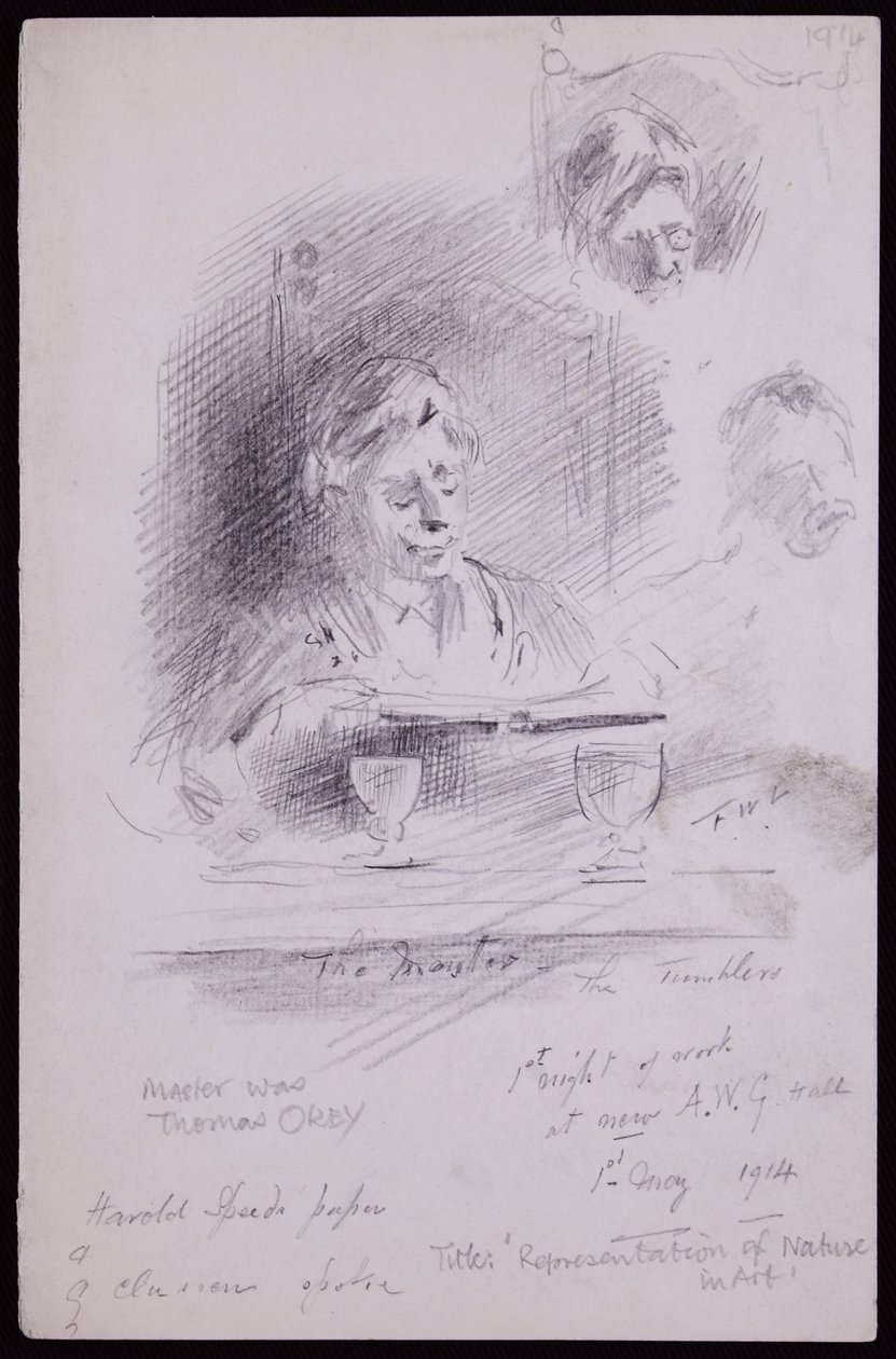 Portrét Thomase Okeyho od Francis Wilfred Lawson