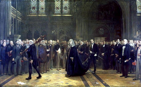 Řečnický průvod v roce 1881 od Francis Wilfred Lawson