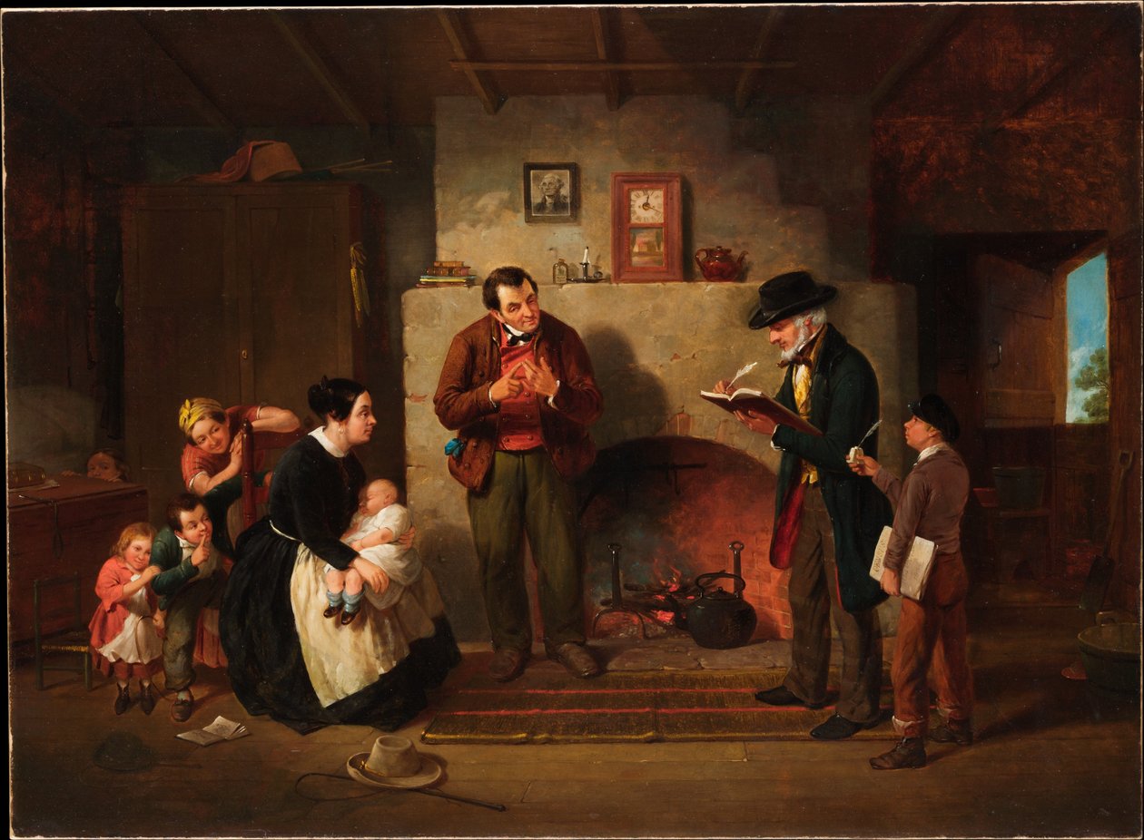 Sčítání lidu od Francis William Edmonds