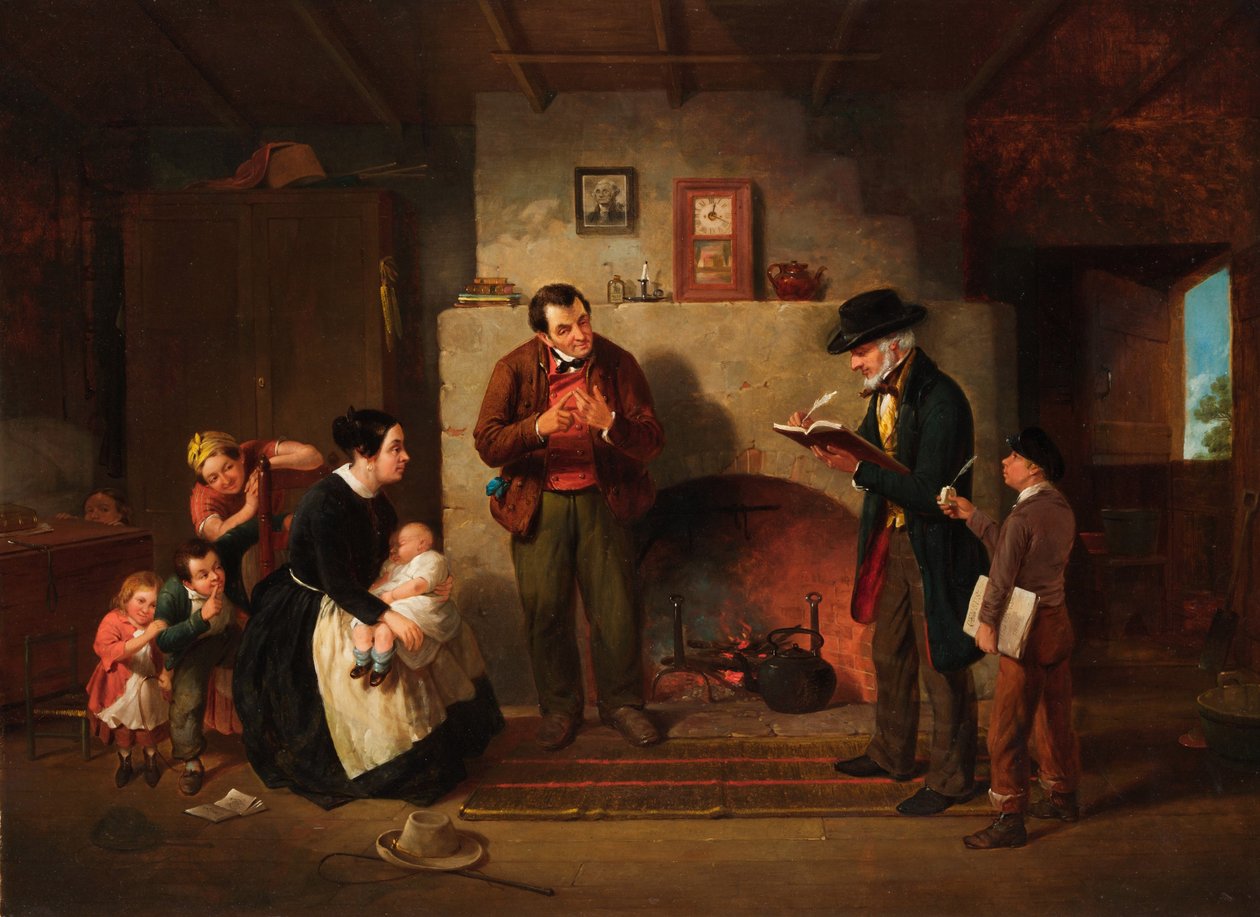 Při sčítání lidu, 1854 od Francis William Edmonds