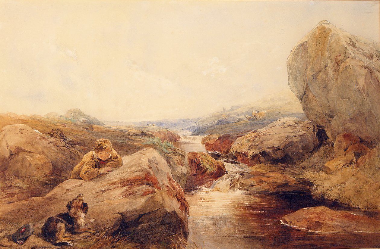Na Maurech, 1843 od Francis William Topham