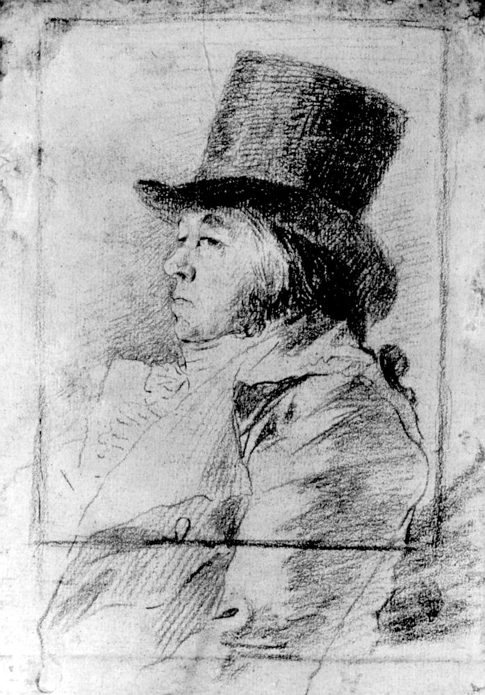 Autoportrét od Francisco de Goya