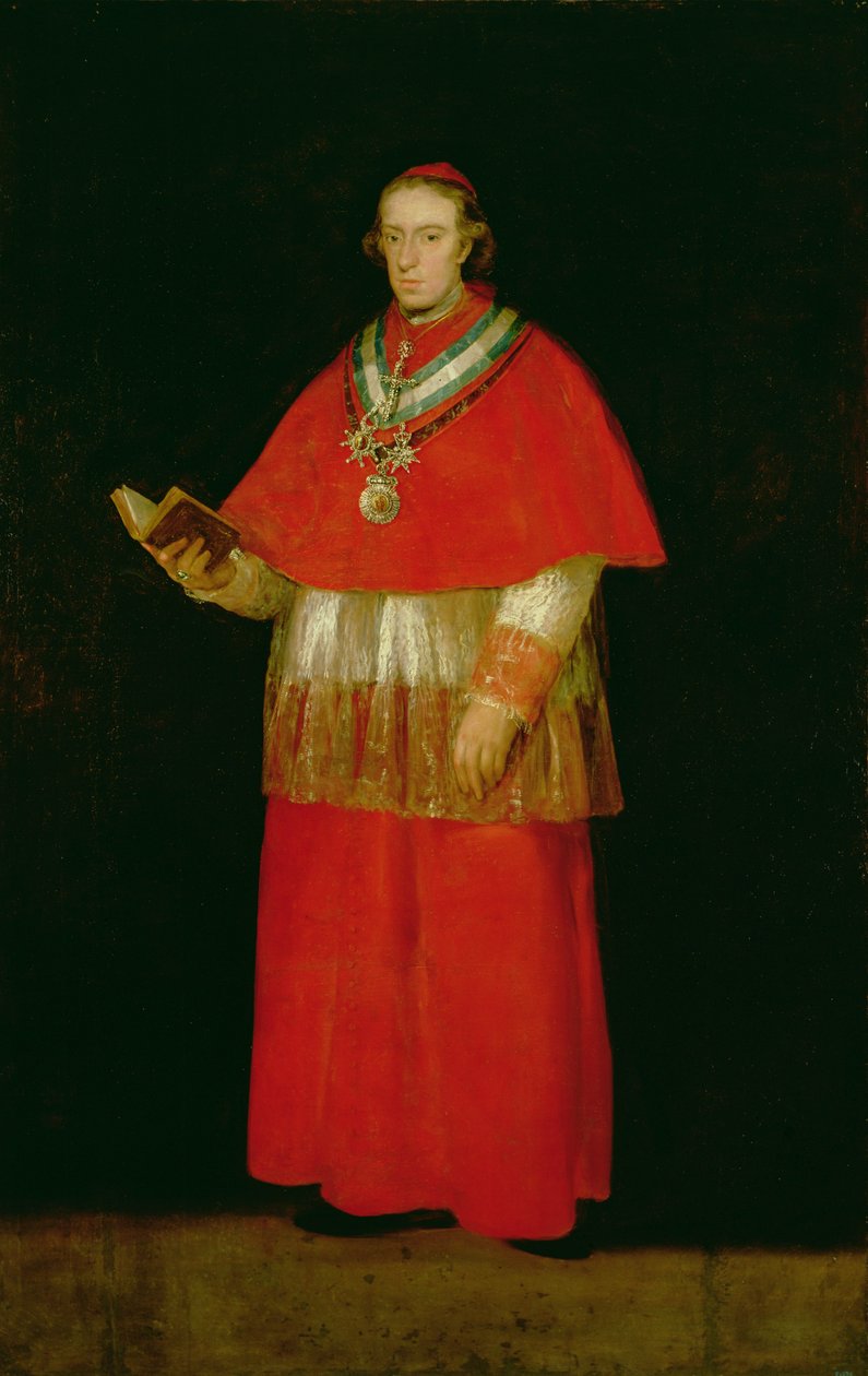 Kardinál Don Luis de Bourbon (1777-1823) kolem roku 1800 od Francisco de Goya