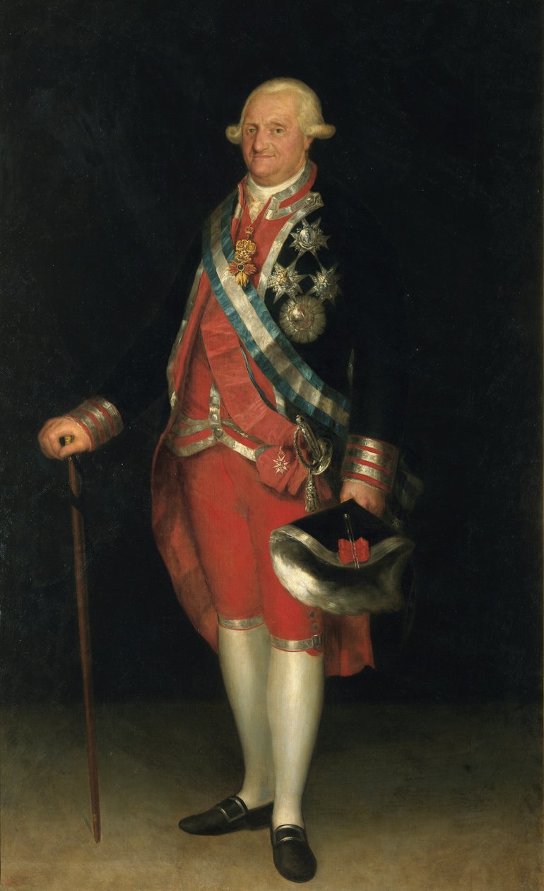 Španělský král Carlos IV od Francisco de Goya