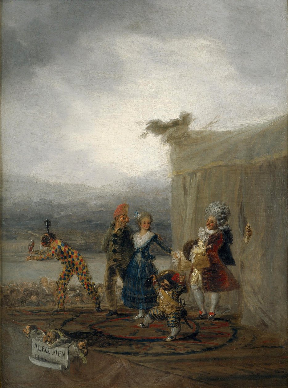 Cestující komici od Francisco de Goya