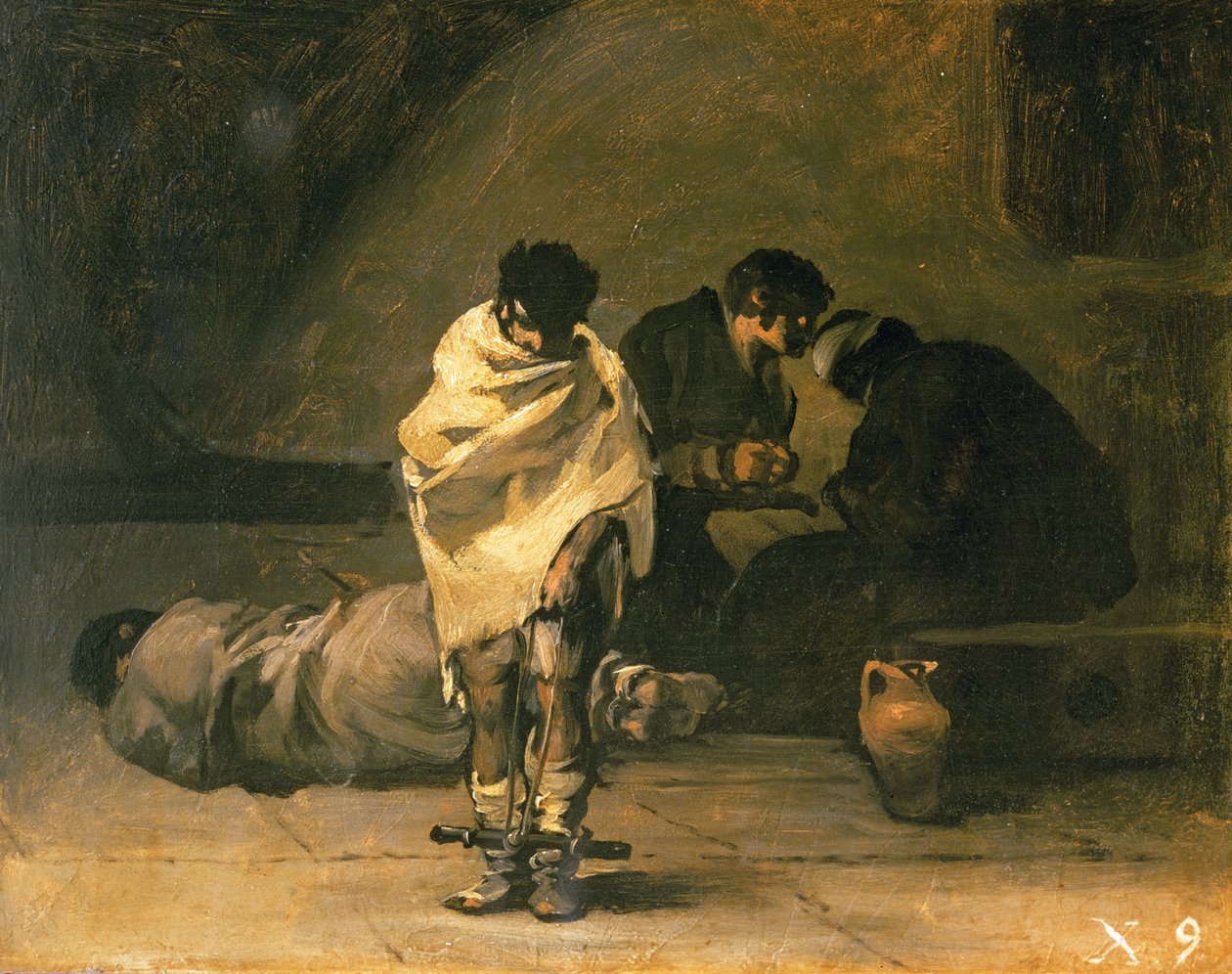 Přiznání ve vězení od Francisco de Goya