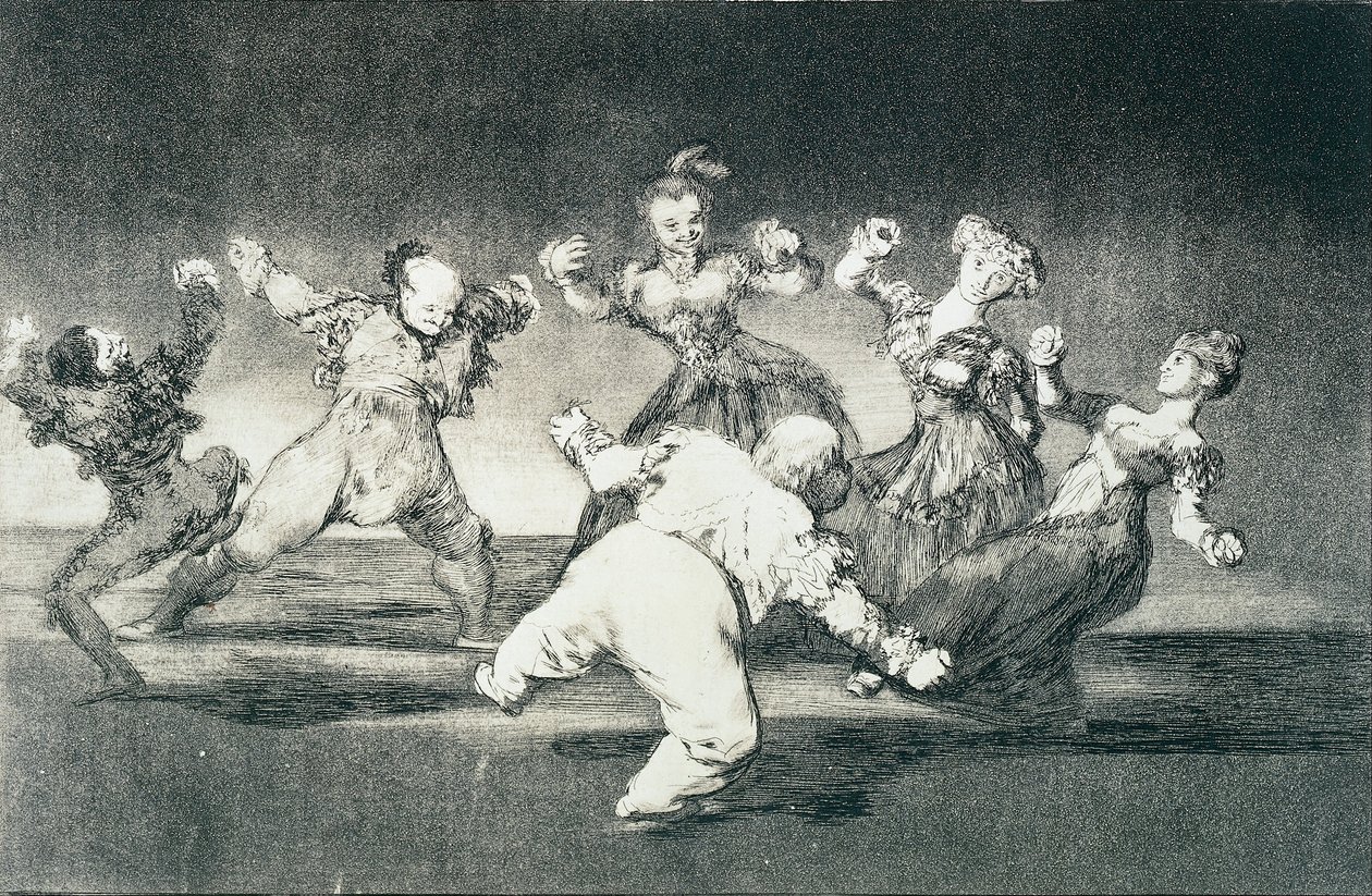 Nesourodý Alegre (Merry Folly) od Francisco de Goya