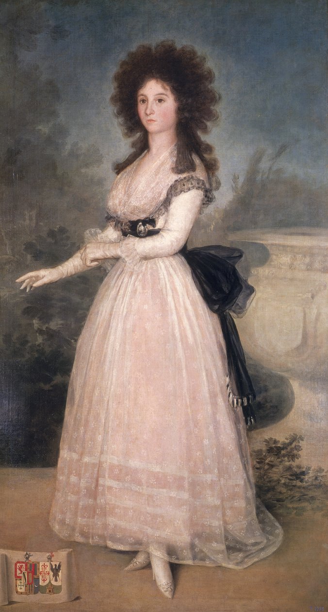 Dona Tadea Arias de Enriquez, 1793-94 od Francisco de Goya
