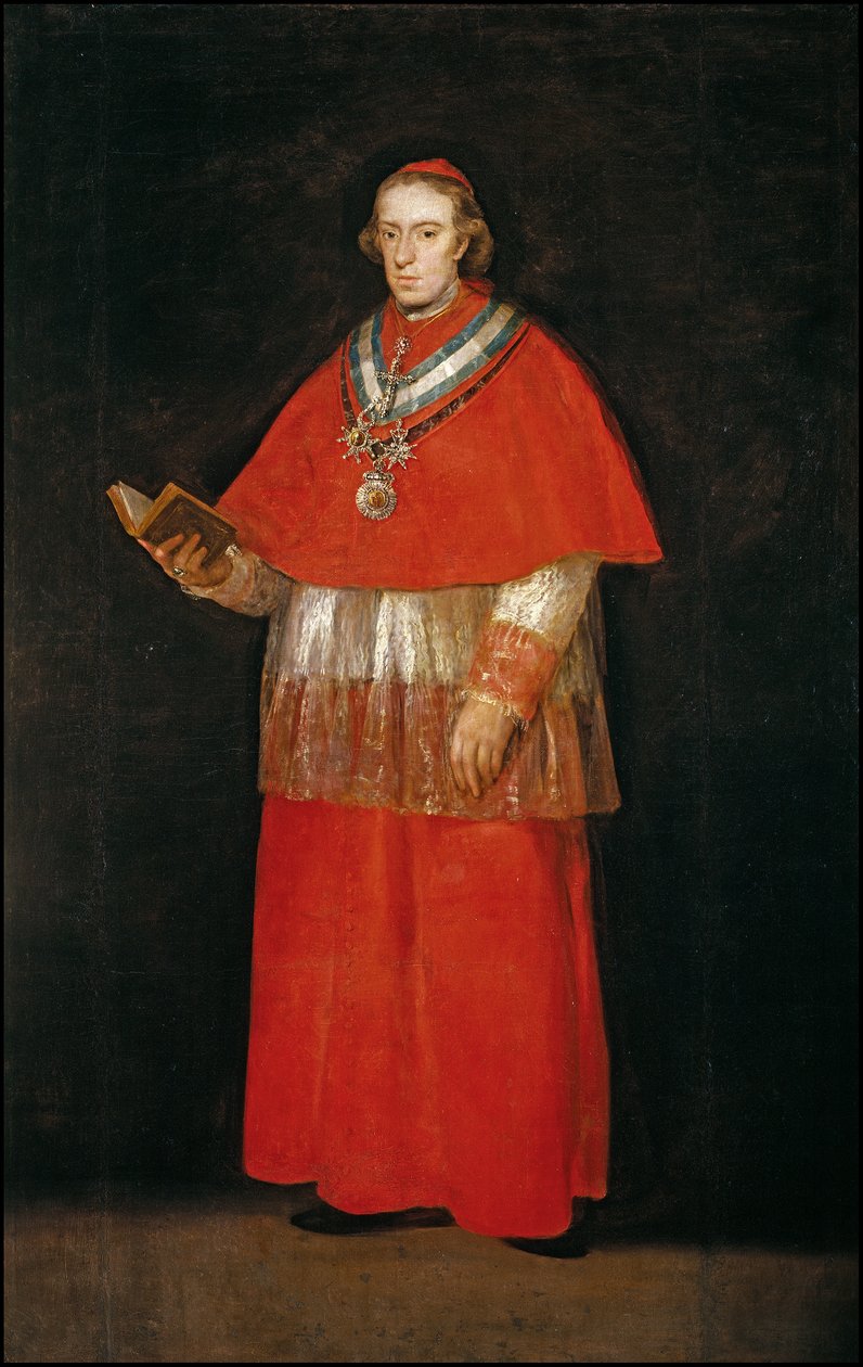 Kardinál Luis María de Borbón y Vallabriga od Francisco de Goya
