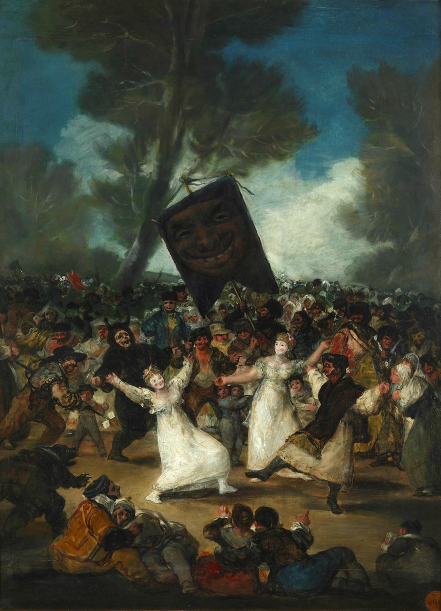 Pohřeb Sardinek od Francisco de Goya