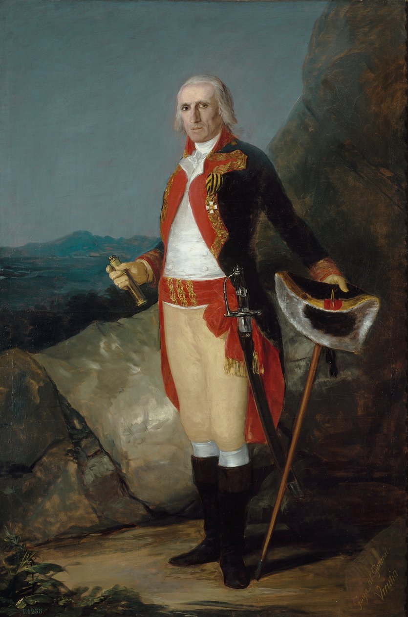 Generál José de Urrutia y de las Casas od Francisco de Goya
