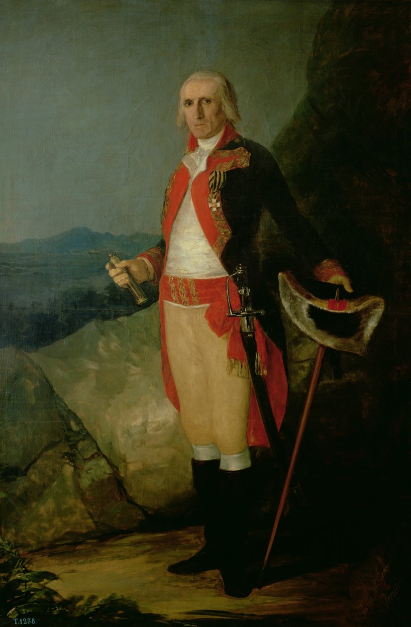 Generál Jose de Urrutia (1739-1803) 1798 od Francisco de Goya