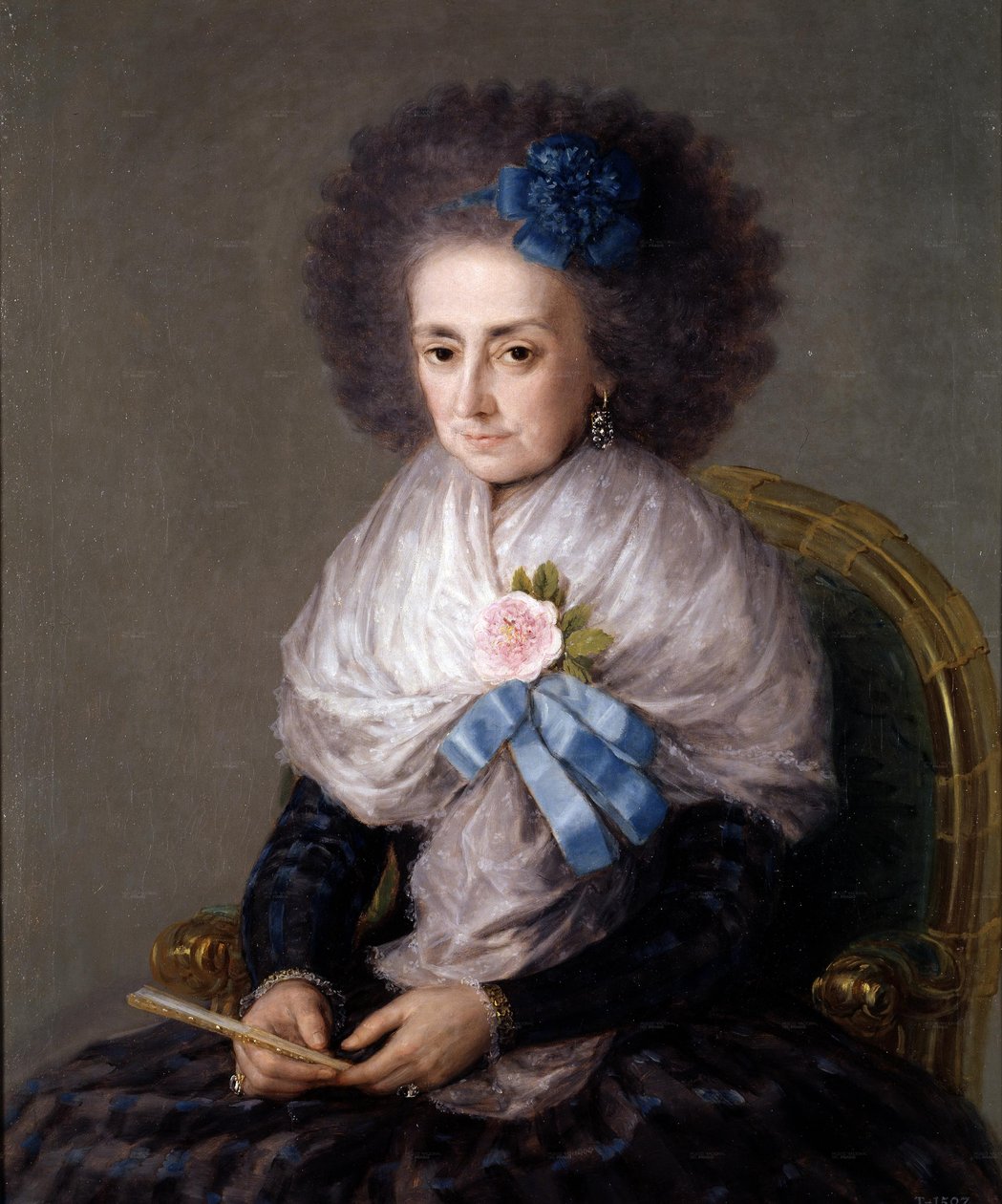 Ovdovělá markýza z Villafrancy od Francisco de Goya