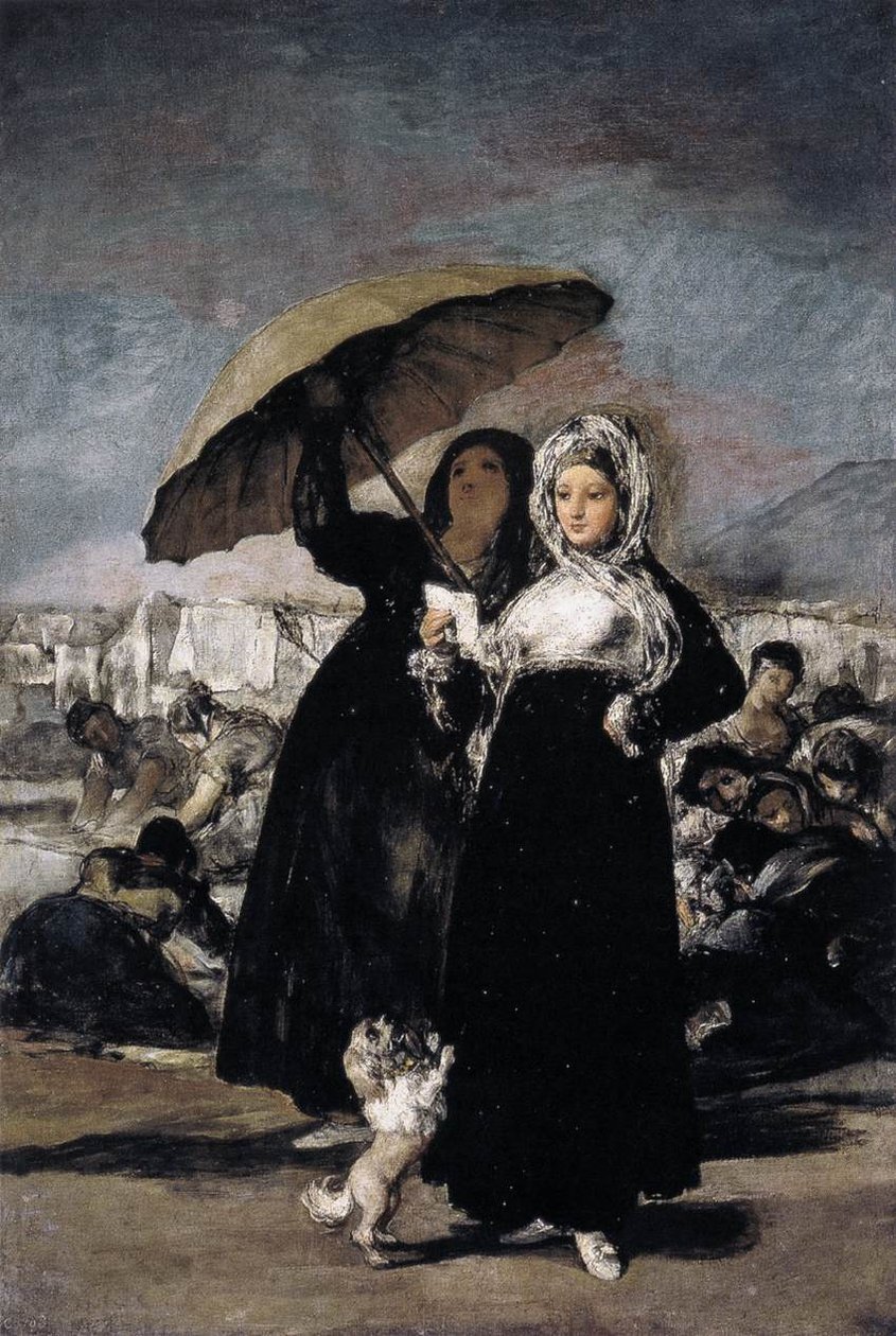 Les Jeunes nebo mladí od Francisco de Goya