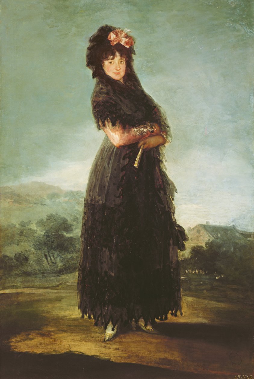 Mariana Waldstein, kolem 1797-1800 od Francisco de Goya