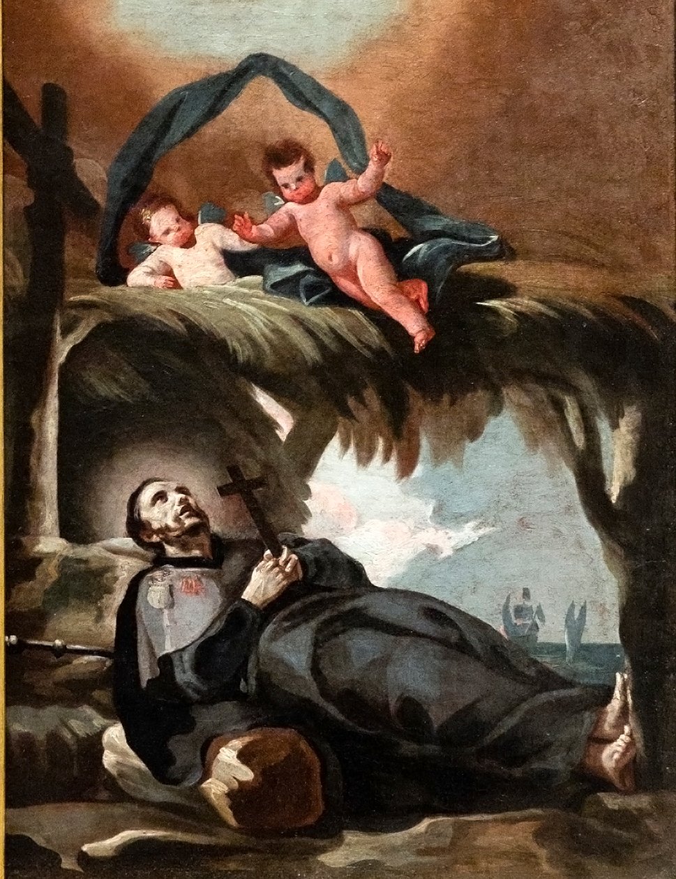 Smrt svatého Františka Xaverského od Francisco de Goya