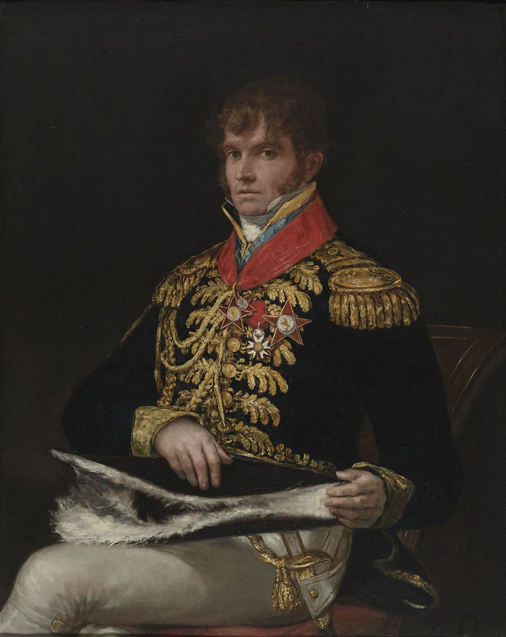 Nicolas Guye s královským řádem Španělska od Francisco de Goya