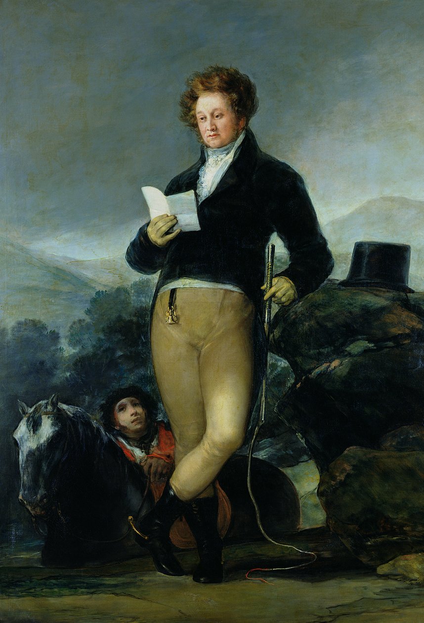 Portrét Dona Francisca de Borja Tellez Giron (1786-1851) kolem roku 1816 od Francisco de Goya