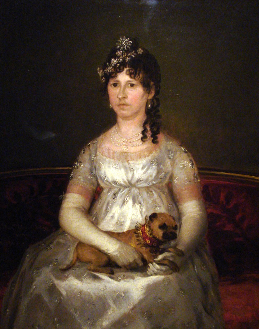 Portrét Francisca Vicenty Cholleta y Caballera od Francisco de Goya