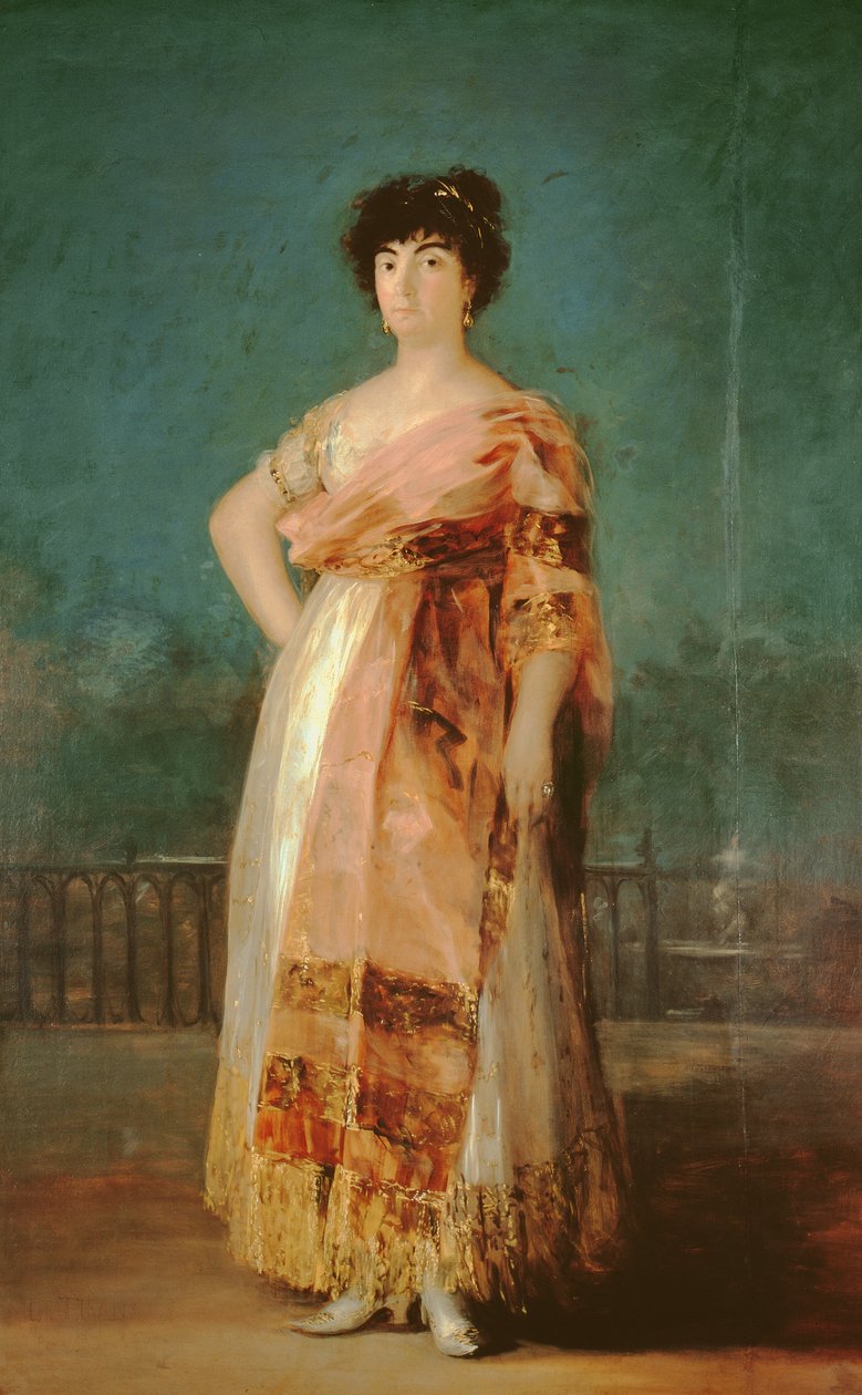 Portrét La Tirany, Maria Fernandez, kolem roku 1792 od Francisco de Goya