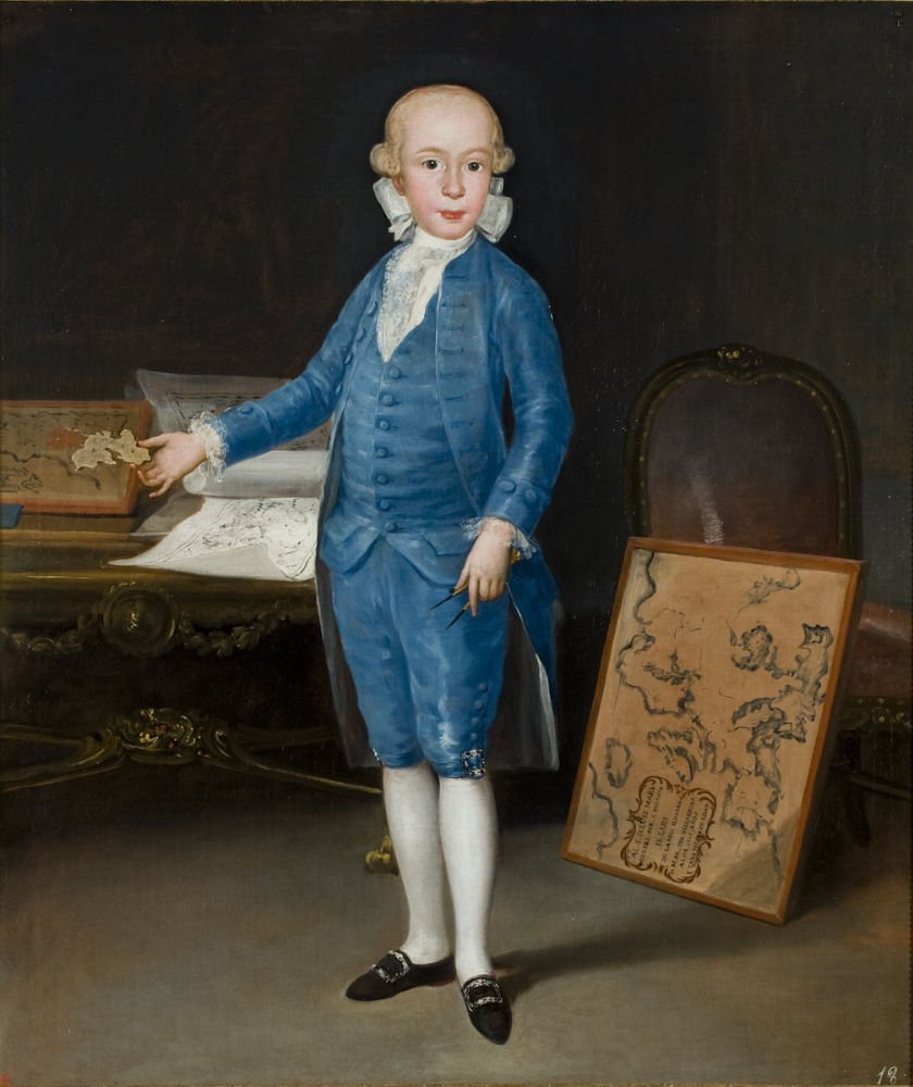 Portrét Luise María de Borbón y Vallabriga od Francisco de Goya