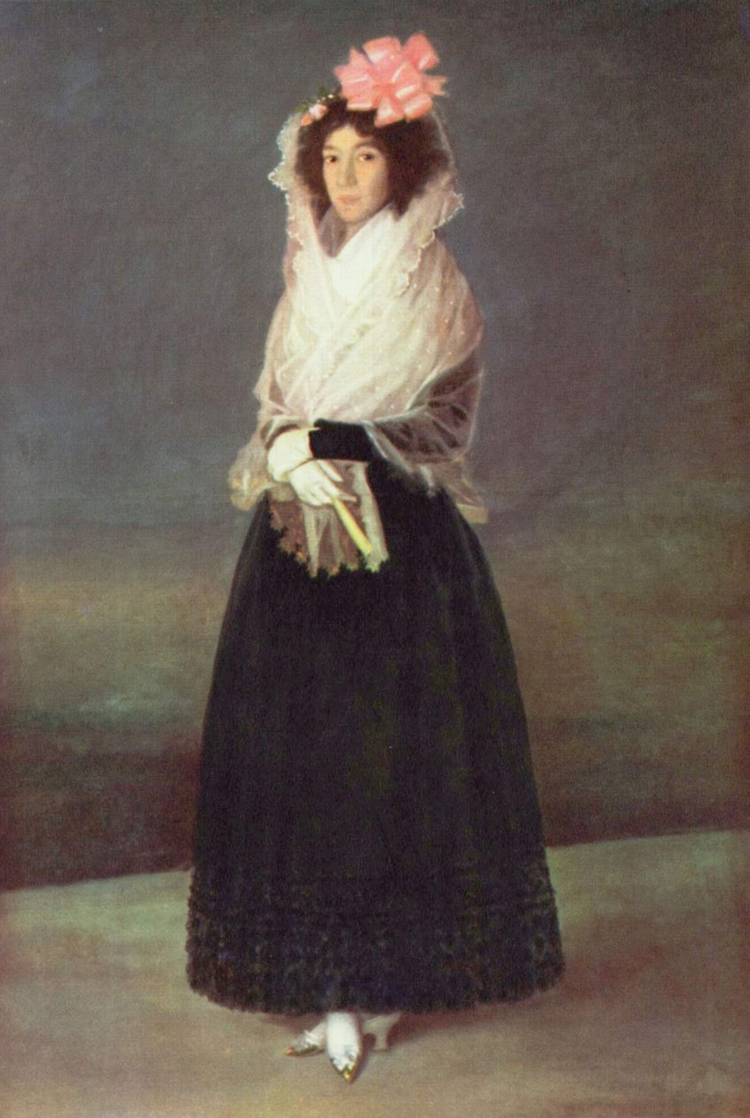 Portrét María Rita de Barrenechea y Morante od Francisco de Goya