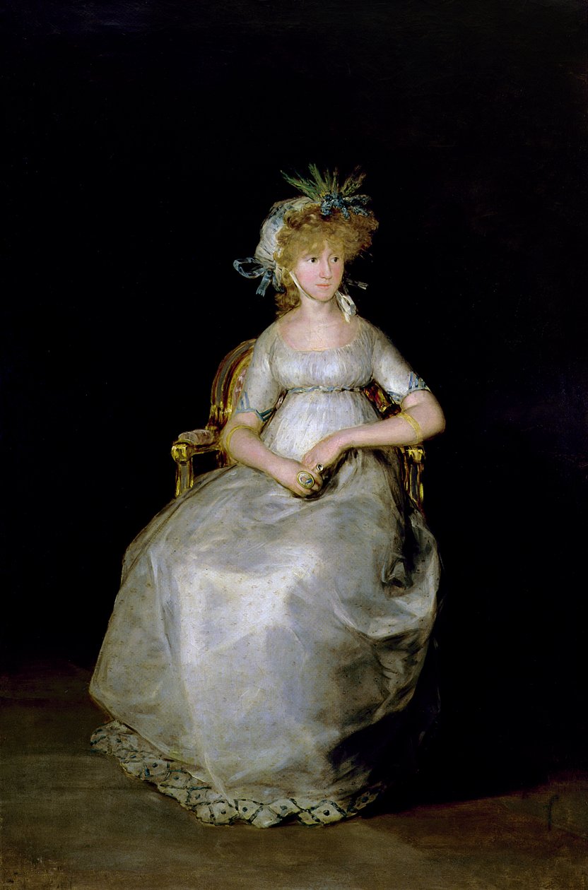 Portrét Marie Teresy († 1820) z Ballabriga, hraběnky z Chinchonu od Francisco de Goya