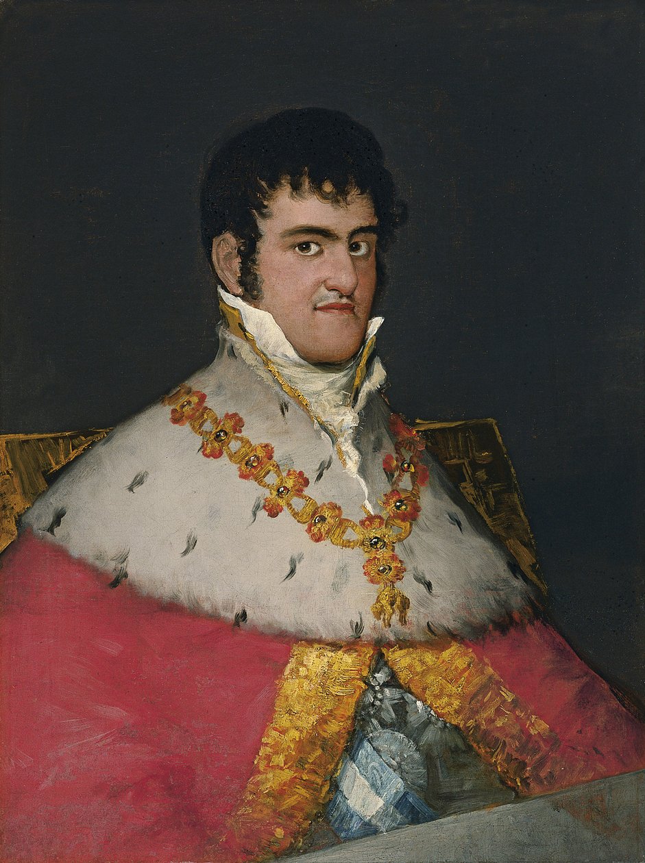 Portrét Ferdinanda VII od Francisco de Goya