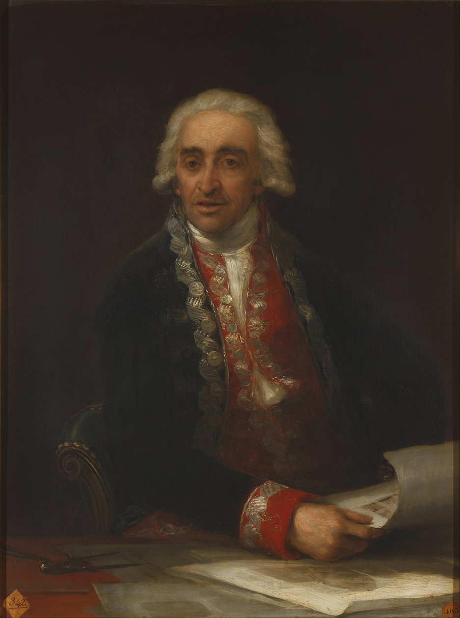 Portrét Juan de Villanueva od Francisco de Goya