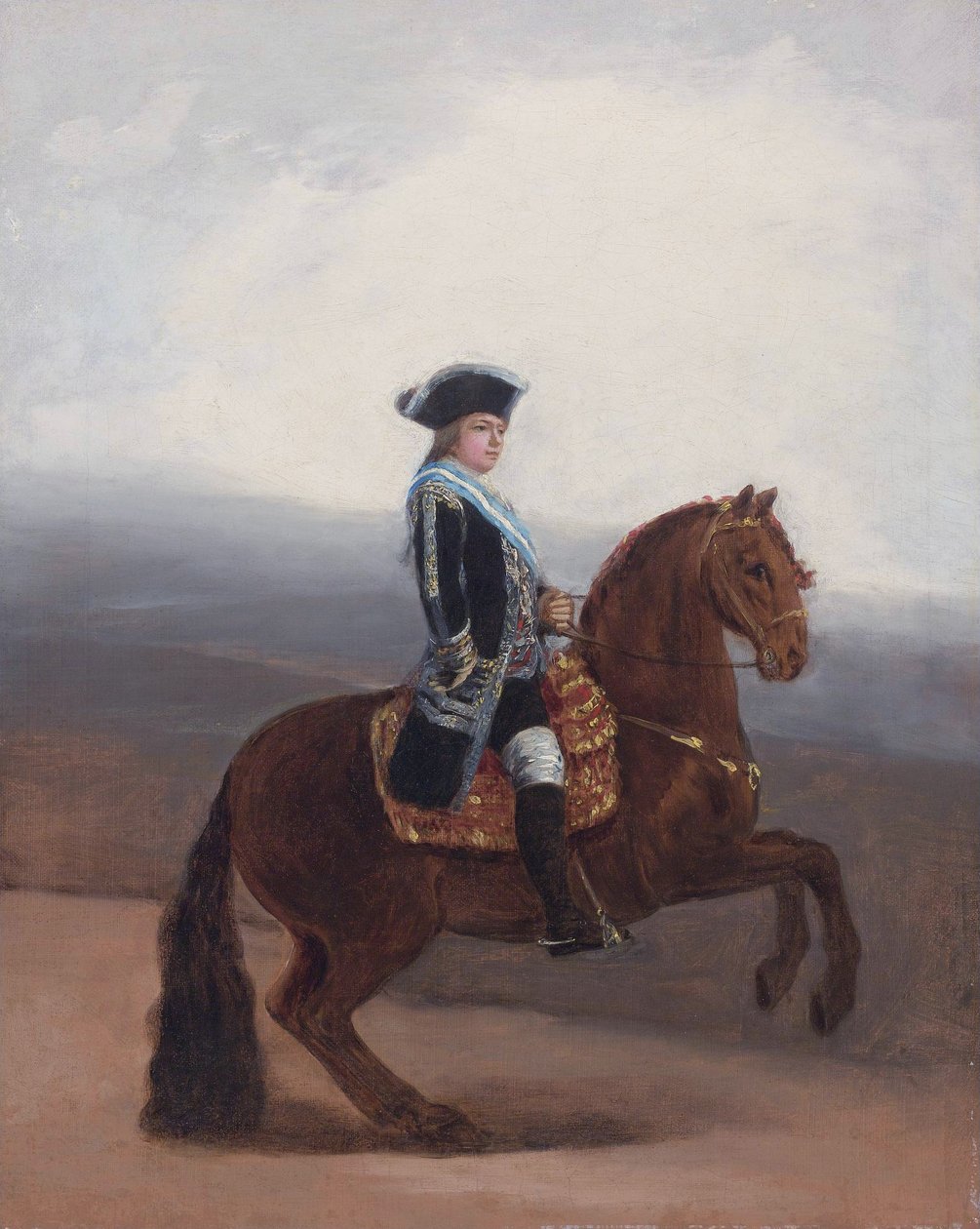 Jezdecký portrét Manuela Godoye od Francisco de Goya