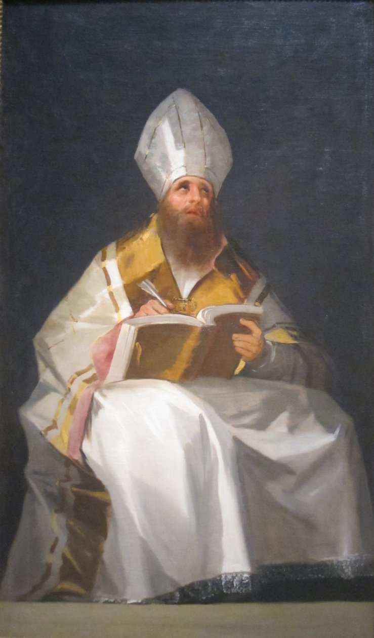 Svatý Ambrož od Francisco de Goya