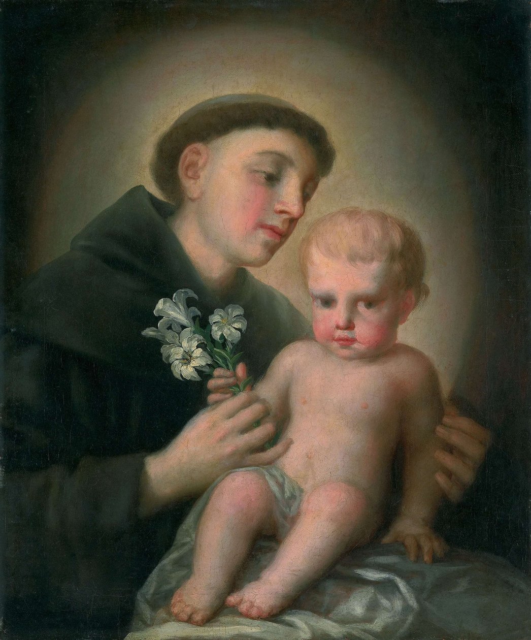 Svatý Antonín z Padovy a Kristovo dítě od Francisco de Goya