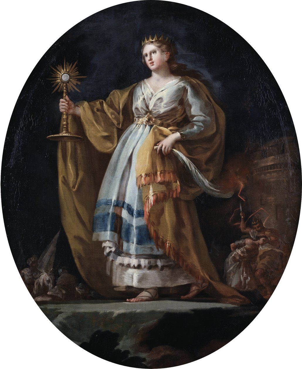 Santa Barbara od Francisco de Goya