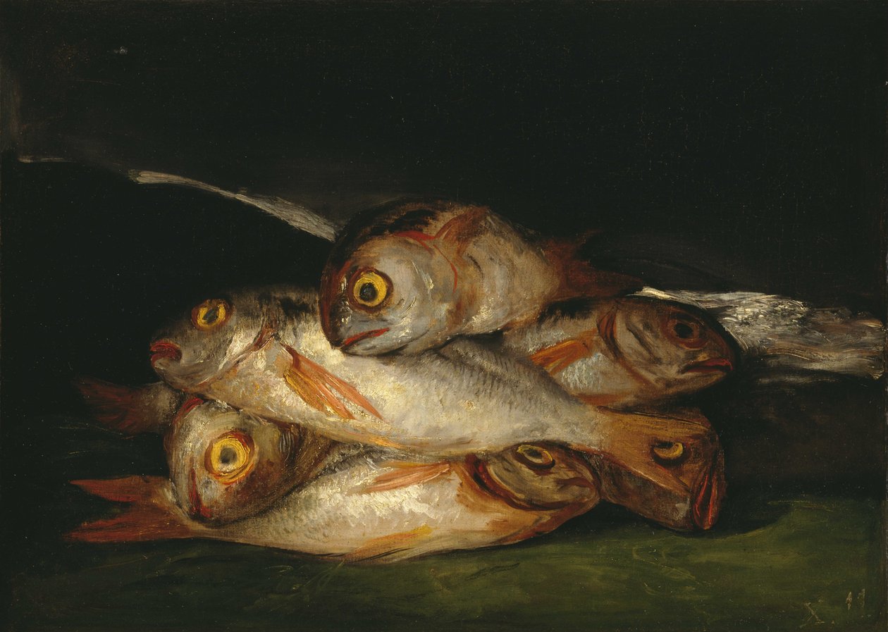 Zátiší se zlatým krémem od Francisco de Goya