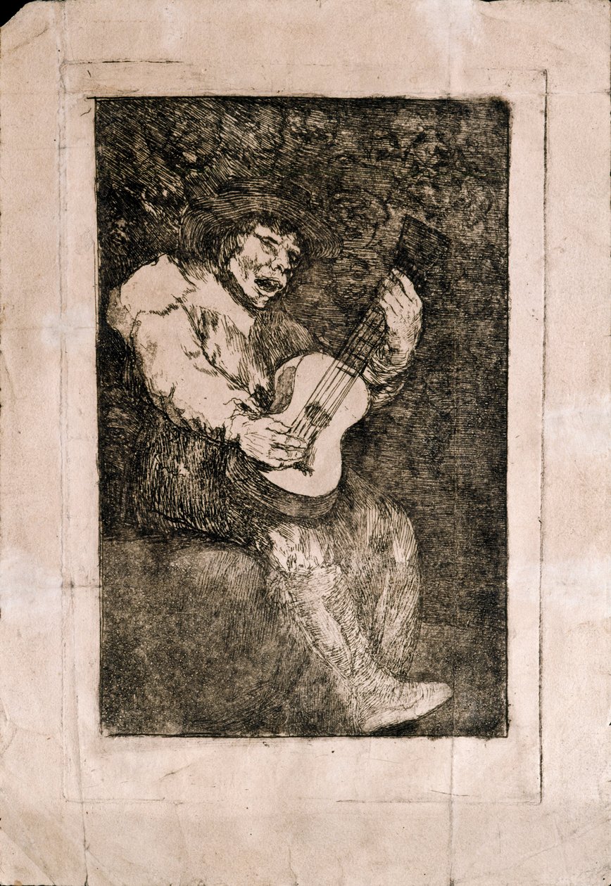 Slepý zpěvák od Francisco de Goya