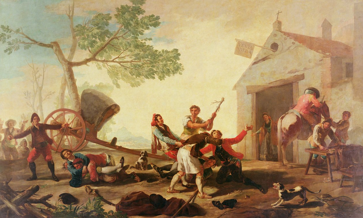 Boj u Venta Nueva, 1777 od Francisco de Goya