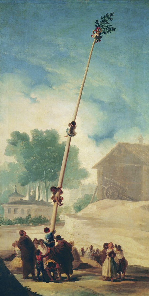 Mastný pól, 1787 od Francisco de Goya