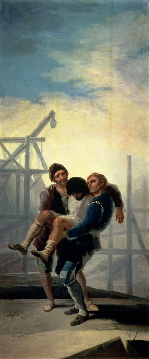 Zraněný zednář, 1786-7 od Francisco de Goya