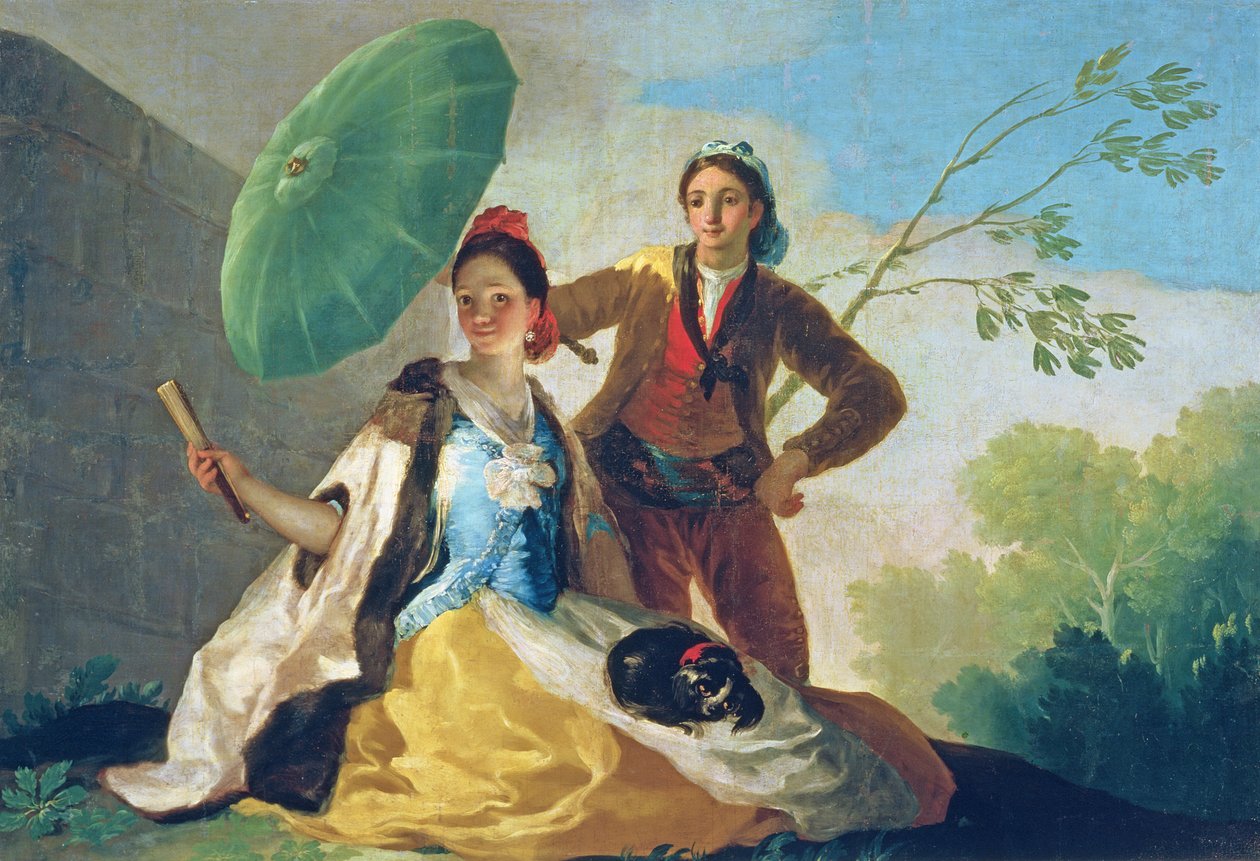 Slunečník, 1777 od Francisco de Goya