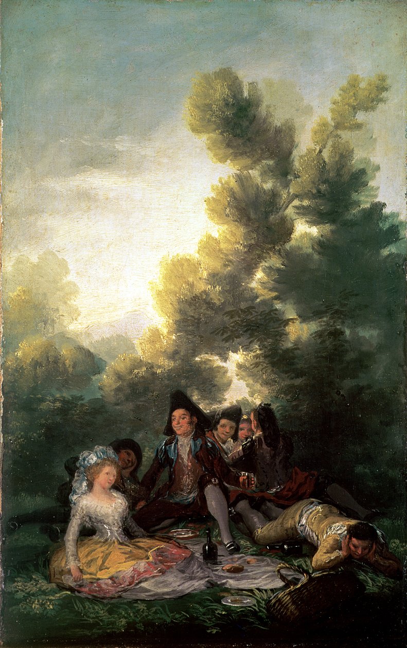 Piknik, 1785-90 od Francisco de Goya