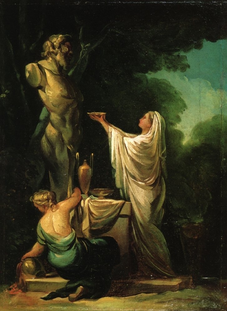 Oběť Priapu od Francisco de Goya