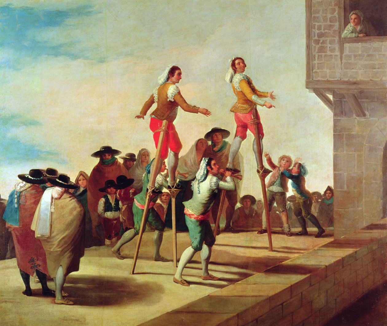 Chůdy, kolem 1791-92 od Francisco de Goya