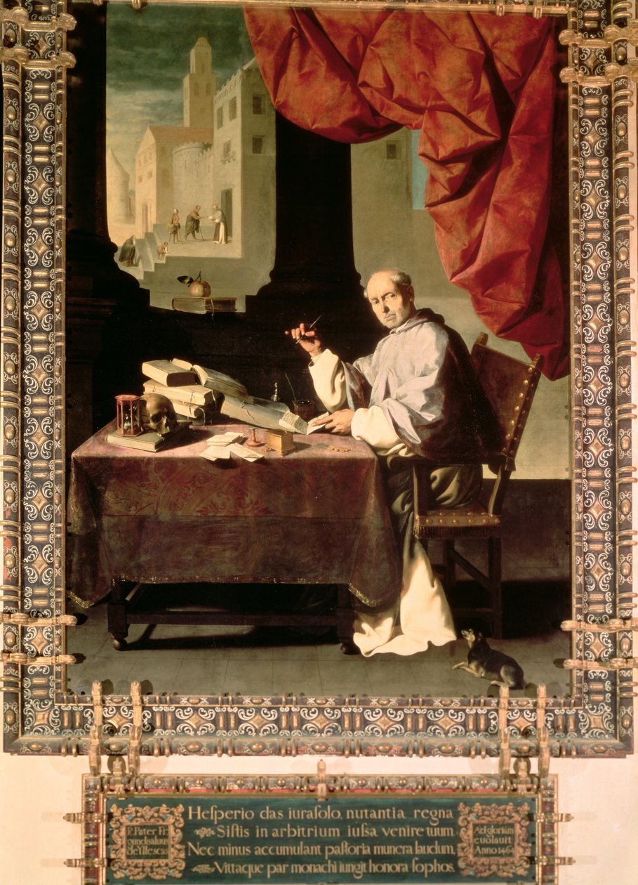Otec Gonzalo de Illescas od Francisco de Zurbaran