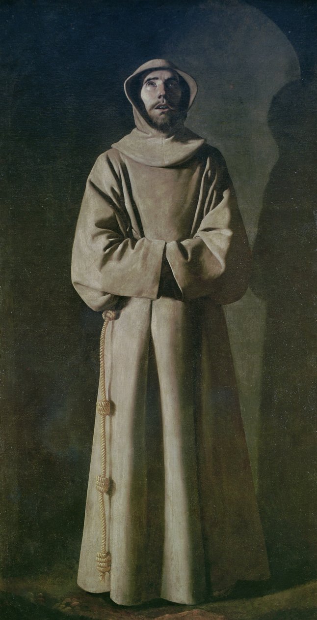 Svatý František (1181-1226) 1645-64 od Francisco de Zurbaran
