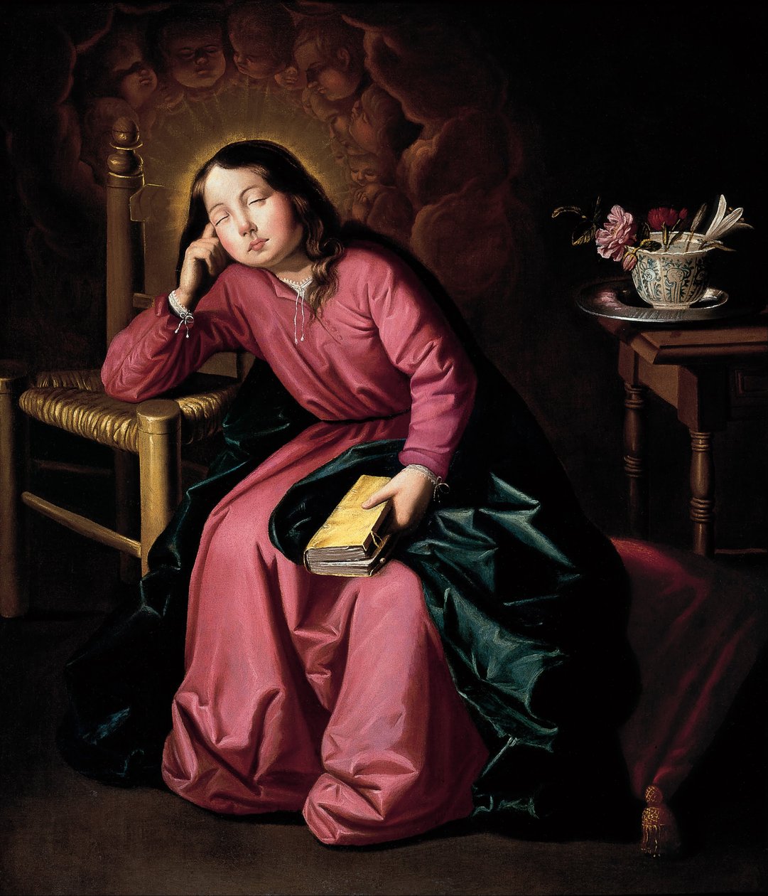 Dítě Panna spí od Francisco de Zurbaran