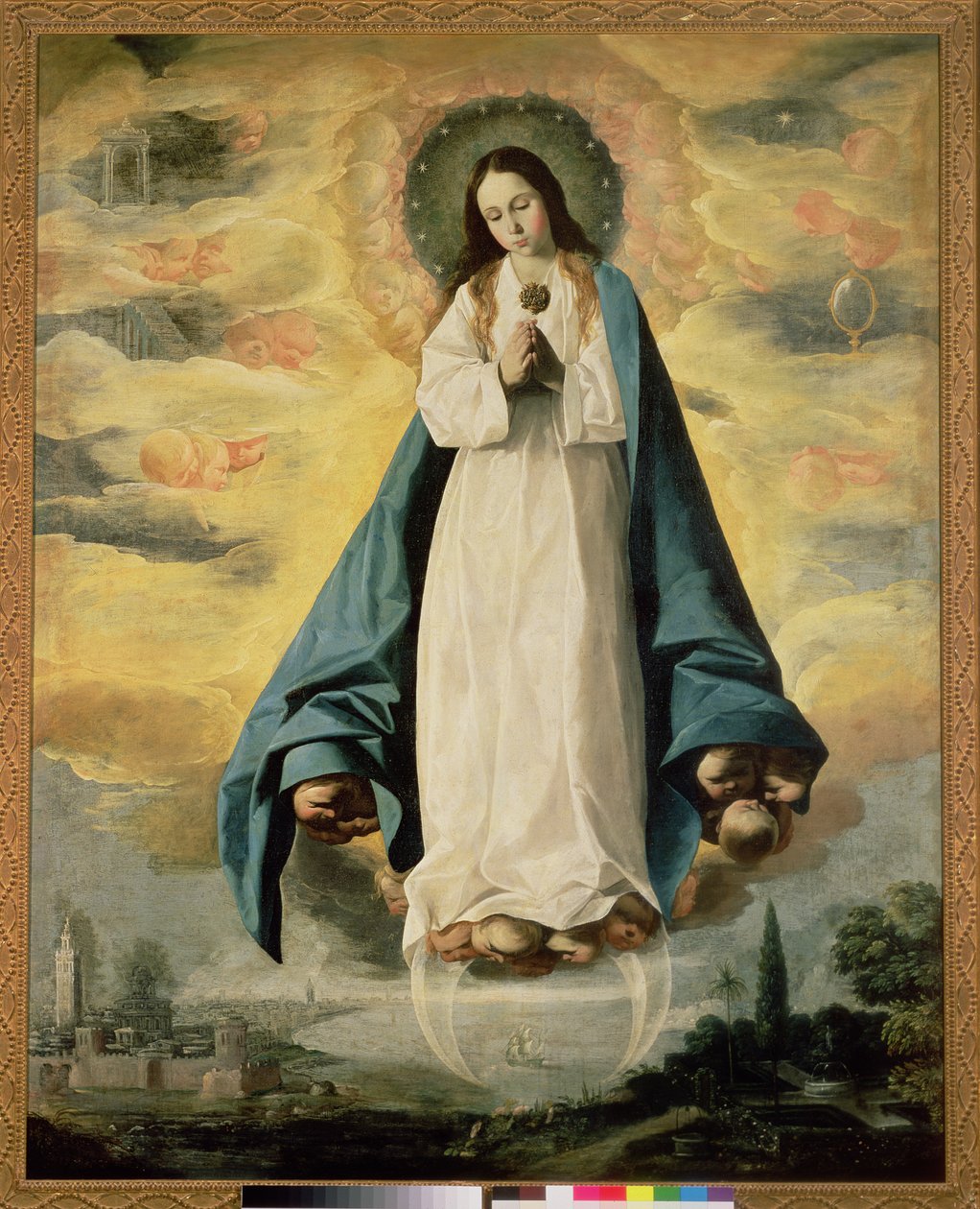 Neposkvrněné početí od Francisco de Zurbaran