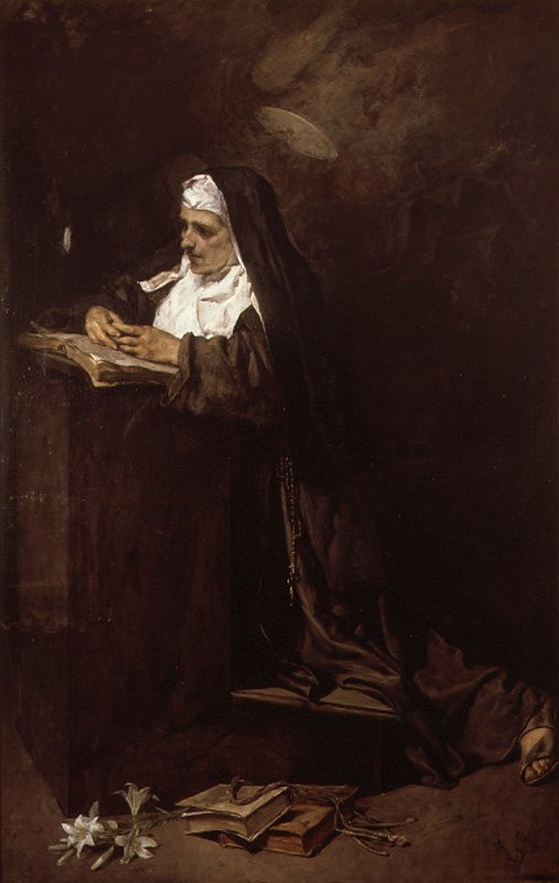 Santa Clara z Asis od Francisco Domingo Marqués