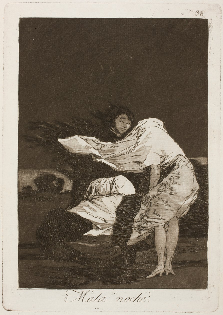 Špatná noc od Francisco de Goya