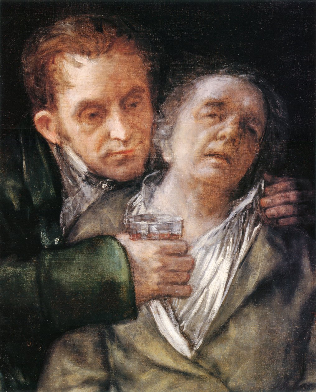 Autoportrét s Dr. Arrietou od Francisco de Goya